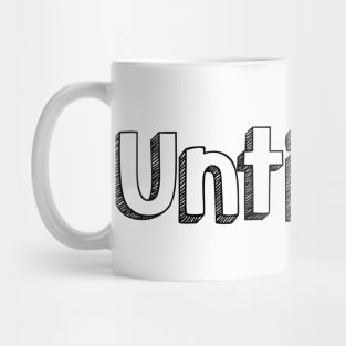 Untitled // Typography Design Mug